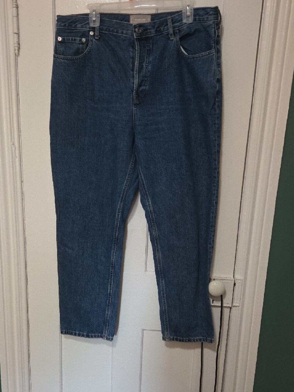 Everlane High Rise Cheeky Straight Jeans